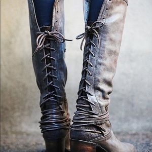 Freebird by Steven lace up Boots Size 10